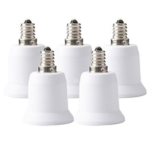 15-Pack JACKYLED E12 to E26 Adapter Candelabra Screw E12 Light Socket to Medium Base E26 E27 Converter Light Socket Adapter Chandelier Socket E12 Light Bulb Adapter 15-Pack JACKYLED E12 to E26 Adapter Candelabra Screw E12 Light Socket to Medium Base E26 E27 Converter Light Socket Adapter Chandelier Socket E12 Light Bulb Adapter